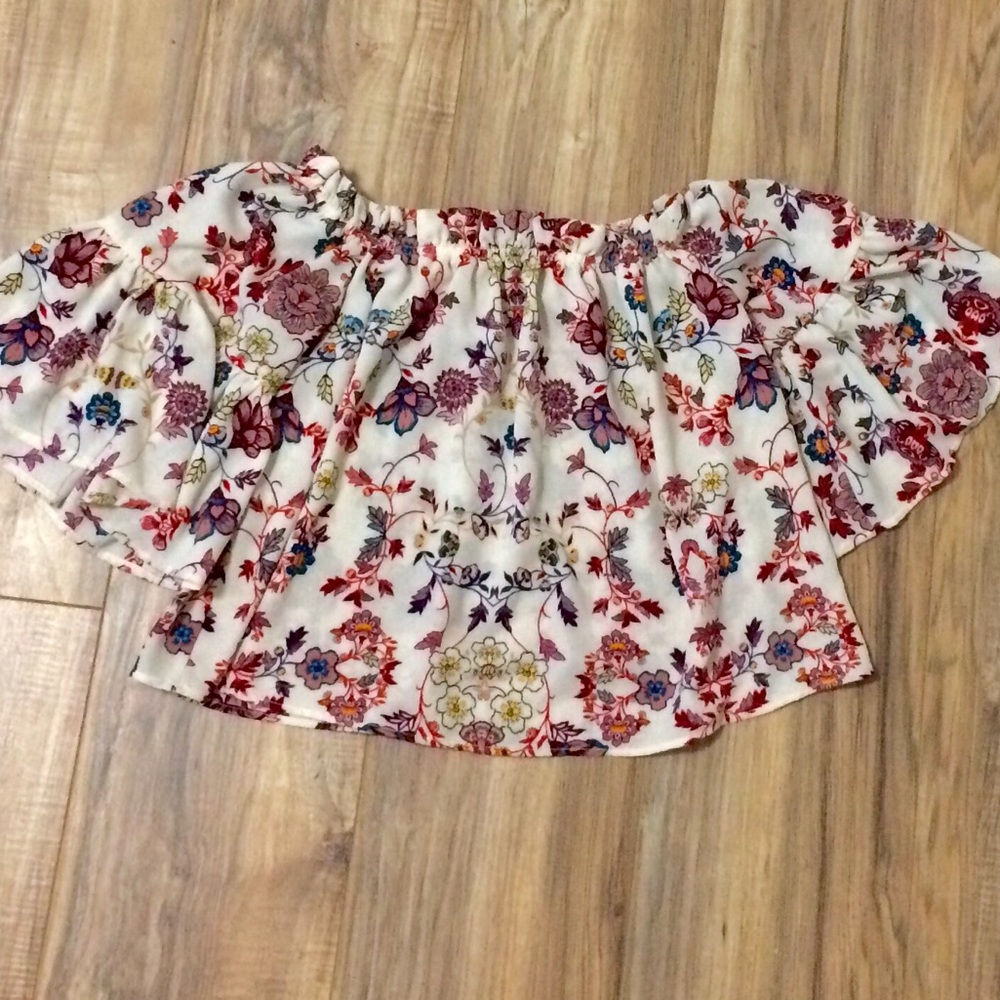 Love Tree Off the Shoulder Top